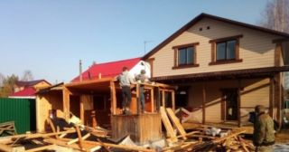 Демонтаж частных домов Сестрорецк, цена от 1600 руб.